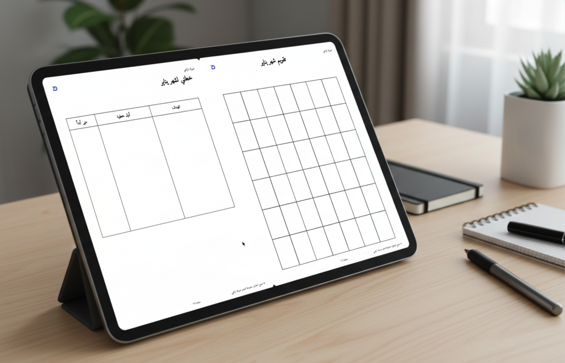 منظم سنتك الجديدة